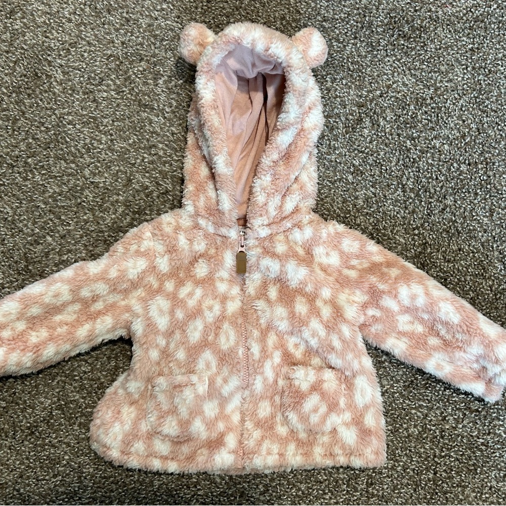 Carters Fuzzy Jacket with Bear Ears